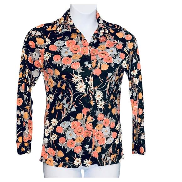 Vintage Fritzi Sleeveless Maxi Dress w/ Jacket Blouse Large 13/14 Jersey Print - Picture 6 of 14